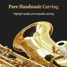 E Flat Alto Saxophone Eb Sax Beginner Kit With Case Straps Mouthpiece Golden New