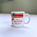 Garfield Mug Coffee Cup  i m A Browns Fan-atic   Vintage Cleveland Nfl Football