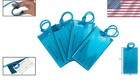 Set Of 4 Blue Silicone Luggage Tags - Long-lasting Travel Id Labels For Bags