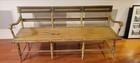 Antique 19th Century Painted Pennsylvania Dutch Bench