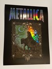     metaliica Load Foil Poster Richey Beckett Signed M72 World Tour