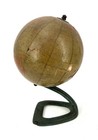 Vintage Hammonds Terrestrial World Globe  6     Metal Stand  1920 s 