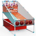 2-player Arcade Basketball Game Set upgraded Indoor Hoop With Led Light Orange