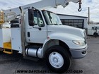 2011 International 4300 Terex Commander Crane Utility Truck 82177 Miles White