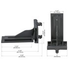 Pair Of Rear Adjustable Mounting Bracket For Dtc Undermount Slides