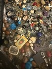 Vintage Catholic Loose Beads Charms Saints Medals Rosary Diy Craft Over 2 Lbs 
