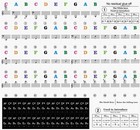 1 Pack Piano Keyboard Stickers For 88 76 61 54 49 Keys  Colorful And Removable P