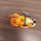 Vintage Hero Toy Tin Litho Wind Up Mechanical Dog Puppy Tested Working Yamaki 