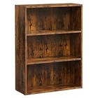  Bookshelf  3-tier Open Bookcase With Adjustable Storage Shelves  23 6    3 Tier