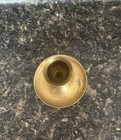 Vintage Brass Small Candle Stick Holder Rustic 3 5   