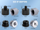 8 Pack Mic Stand Adapter Microphone Stand Thread Adapter 5 8 Female To 3 8 Ma