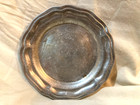 Vintage Wilton Armetale Rwp Queen Anne Pewter Coaster Set  Scalloped Edge 4 3 8 