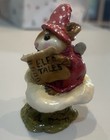 Wee Forest Folk M-163    elf Tales    Retired 1989 No Wff Box Excellent Condition