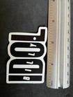 Billy Idol Sticker B w Logo Iconic 80s New Wave Punk Rock Band Uk For Laptop New