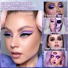 Purple Eyeshadow Palette  Pigmented Matte Shimmer Lavender Lilac Eye Shadow P   