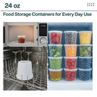 Protakeout   24 Oz  Heavy-duty Pp Deli Containers With Lids     20 Sets  Durable