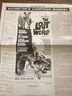Original 1960 The Lost World Exhibitor   s Manual-early Science Fiction very Rare 