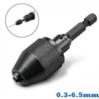 1 4inch Keyless Chuck Conversion Hex Shank Adapter Drill Bit Quick Change Driver