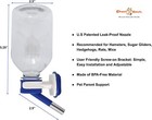 Patented Mini No-drip Water Bottle feeder For Hamsters hedgehogs gliders rats mi