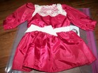 American Girl Samantha s Christmas Dress   Cranberry Party Dress 1989 Retired