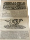 The Chicago Field Newspaper Saturday February 17  1877 Vintage Hunting Outdoors