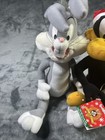 Vintage 90 s Looney Tunes Daffy Duck Bugs Bunny Plush Stuffed Animal Lot 2 New