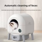 Automatic Large Capacity Eco-friendly Cat Litter Box Safety Sensors