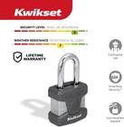 Smartkey Re-keyable Laminated Steel Padlock With Boron 1-1 2   Shackle 2