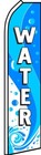 Water Flutter Flag Feather Tall Curved Top Advertising Wind Sign Swooper Banner