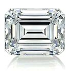 6 25carat Lab-grown Certified Cvd Loose Diamond H Vvs1 Clarity Emerald Cut