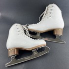 Jackson Evo Youth Girls Figure Skates White Size 3 5 R Ultimate Mark Iv Blades