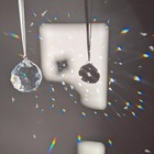 50mm Clear Crystal Prisms Feng Shui Suncatcher Decorating Hanging Faceted Pri