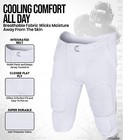 Exxact Sports Proline Youth Integrated Football Pants With 7 Flex Pads