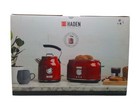 Haden 75001 Dorset  900-watt 2-slice Wide Slot Red Retro Toaster   Removable Tra