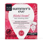 Summer s Eve Blissful Escape Feminine Wipes  Ph Balanced  Removes Odor 12 Count