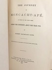1883 Booklet Journey Of Moncacht-ape Yazoo Indian Trip Across Continent