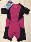 New  Aqua Sphere Youth Sz 6 Stingray Core Warmer Short Sleeve 2mm Wetsuit