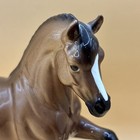 Vtg Loza Electrica 6  Tall X 6  Long Ceramic Porcelain Arabian Horse Figurine