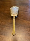 Vintage Gold Tone Floral  Vanity Hair Brush Victorian 10  Ornate Beauty
