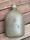 Genuine Us Military 1 Quart Qt Water Canteen W  Flat Cap And Cover Od Usgi Vgc