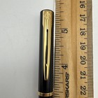 Waterman Apostrophe Rollerball Pen Black   Gold Pre-owned Writes Good
