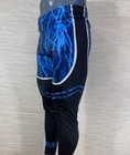 Blue Lighting W  Black Pro Wrestling Tights M-l