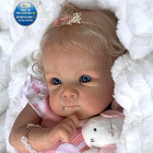 Realistic Newborn Baby Doll Girl 18inch Reborn Baby Dolls Bettie Full Body Vinyl