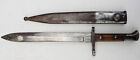 Vintage German Military Mauser Bayonet Knife W  Scabbard Asff 9 5  Turkish M35