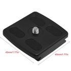 45x45mm Universal Quick Release Plate For Slr Camera Tripod Ball Head Mount