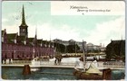 C1910s Copenhagen Denmark Postcard Borsen Christiansborg Palace Dragon Canal