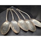 Set L 5 Place Soup Spoons  International Silver Elegance Rogers Silverplate 1954