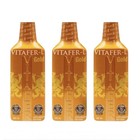     3x Bottles Vitafer L-gold-multivitamin- 500ml      original      