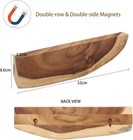 12 5 Inch Magnetic Knife Holder For Wall acacia Wood Knife Magnetic Strip knife 