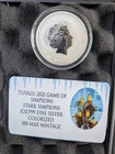 Tuvalu Game Of  Simpsons Stark Family 1 Oz Color Art Coin 2021 W  Coa